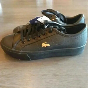 Lacoste Leather Tennis Shoes. NWT